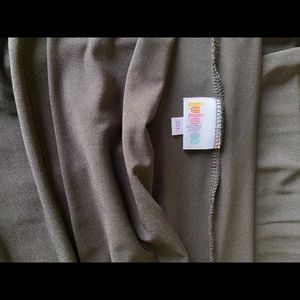 Solid Black Lula Roe Maxi Skirt, 3X